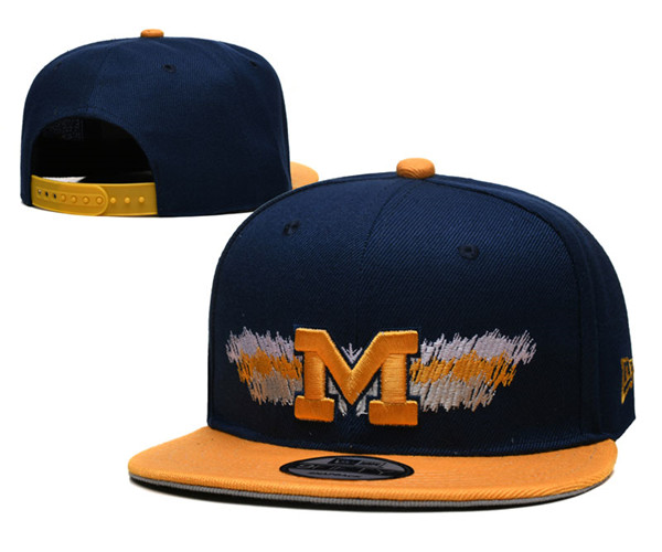 Michigan Wolverines Stitched Snapback Hats 005